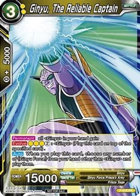 Ginyu, The Reliable Captain (Non-Foil Version)