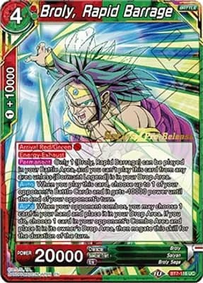 Broly, Rapid Barrage