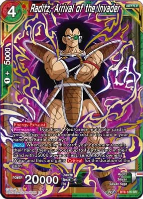 Raditz, Arrival of the Invader