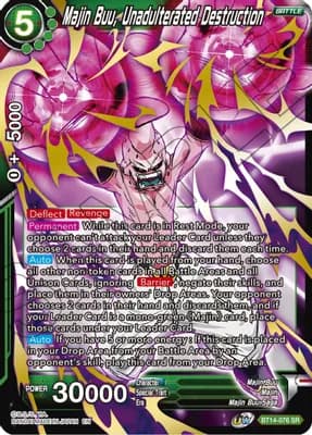 Majin Buu, Unadulterated Destruction