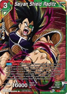 Saiyan Shield Raditz (Winner Stamped)