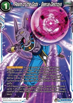 Realm of the Gods - Beerus Destroys