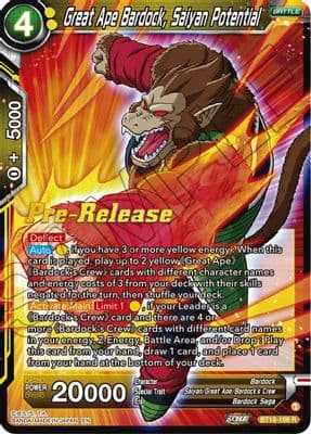 Great Ape Bardock, Saiyan Potential