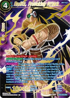 Raditz, Provoking Attack (SPR)
