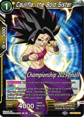 Caulifla, the Bold Sister (2023 Championship Finals Celebration Pack)