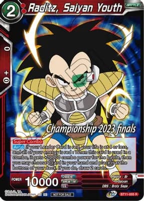 Raditz, Saiyan Youth (2023 Championship Finals Celebration Pack)