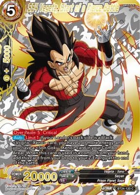 SS4 Vegeta, Start of a Fierce Battle (Collector Booster Gold)