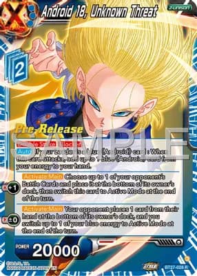 Android 18, Unknown Threat