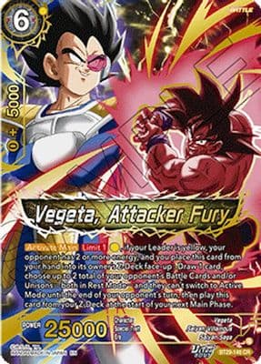 Vegeta, Attacker Fury