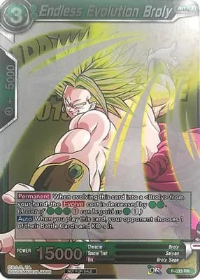 Endless Evolution Broly (Metallic Foil) (Event Pack 2018)