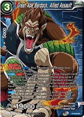 Great Ape Bardock, Allied Assault (Winner Stamped)