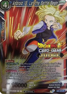 Android 18, Let the Battle Begin (Judge Pack Vol.12)