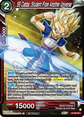 SS Cabba, Student From Another Universe (Zenkai Series Tournament Pack Vol.4)
