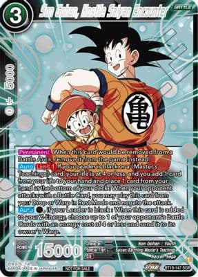 Son Gohan, Hostile Saiyan Encounter (Championship 2023 Reward Alternate Art Card Set) (Holo)