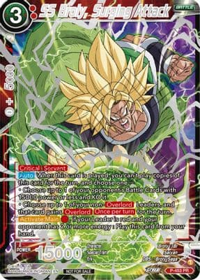 SS Broly, Surging Attack (Championship 2023 Reward Alternate Art Card Set) (Holo)