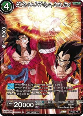 SS4 Son Goku & SS4 Vegeta, Combo Attack (Zenkai Series Tournament Pack Vol.7)