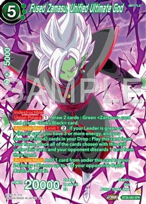 Fused Zamasu, Unified Ultimate God (SPR)