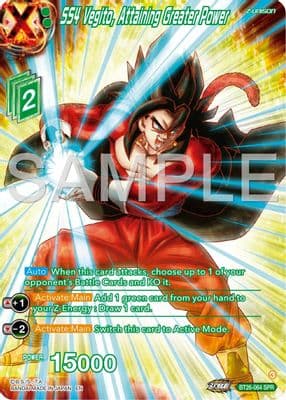 SS4 Vegito, Attaining Greater Power (SPR)