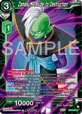 Zamasu, Prelude to Destruction (Championship 2024 Finals Zenkai Pack)