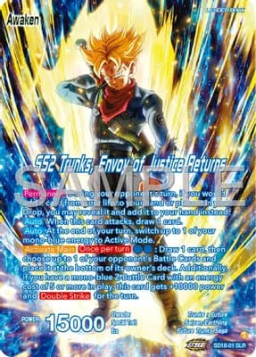 Trunks // SS2 Trunks, Envoy of Justice Returns (Reprint)
