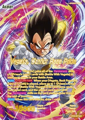 Vegeta // Vegeta, Warrior Race Pride (SLR)